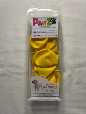 Protex Pawz Rubber Dogs (12) Per Pack Size XX-Small Slip -On Boots